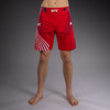 Men's Official UFC Freedom 250 by Venum Red Authentic Fight Night Short Fit Fight Short