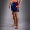 Men's Official UFC Freedom 250 by Venum Blue Authentic Fight Night Short Fit Fight Short