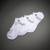 Venum Vector No-Show Socks 3 Pack - White/Grey