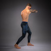 Venum Thunder Dragon Spats - Black/Royal Blue