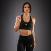 Venum Lazer Women's Sports Bra - Black/Yellow