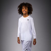 Venum Lineup Youth Performance Long Sleeve T-Shirt - White/Black