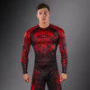 Venum Wolf Atak Long Sleeve Rashguard - Black/Red
