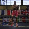 Venum Classic Boxing Shorts – Ruby Red/Ivory