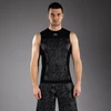 Venum G-Fit Scales Sleeveless Rashguard - Black/ Charcoal Grey