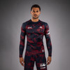 Men's UFC Zenith by Venum Burgundy Authentic Fight Week Performance Long Sleeve Rashguard