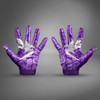 Venum Elite Football Gloves - Purple/Silver