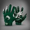 Venum Elite Football Gloves - Forest Green/Silver
