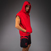 Venum x Mike Tyson Tiger Sleeveless Hoodie - Intense Red/Deep Black