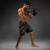 Venum Invader Fight Shorts - Black/Sand