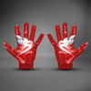 Venum Elite Football Gloves - Red/Silver