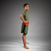 Venum Classic Kids Boxing Shorts - Army Green/Orange