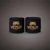 Venum Kontact Boxing Hand Wraps - Black/Gold - 4.5m (180 in)