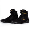 Everlast Black Elite Boxing Shoe, Glove and Hand Wrap Bundle