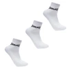 Everlast Men's Quarter Socks 3 Pack - White