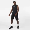 Everlast Men's Basketball Performance Shorts - Black/Red
