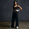 Everlast Women's Stretch Woven Track Pants - Black