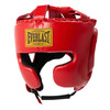 Everlast 1910 Pro Leather Headgear Lace Up - Red