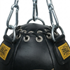 Everlast 1910 Pro Leather Head Hunter Punching Bag 11lb - Black