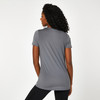 Everlast Women's V-Neck Mesh T-Shirt - Gray