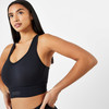 Everlast Women's High Support Mesh Back Bra - Black