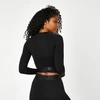Everlast Women's Seamless Long Sleeve Crop Top - Cobalt Blue