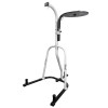 Everlast Dual Station Heavy Punching Bag/Speed Bag Stand - White