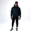 Rival Oversized Heavyweight Fleece Hoodie - Black