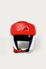 Rival RHGC2 Amateur Competition Headgear - Red/White - Leather