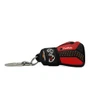 Rival RB10 Rubber Key Chain - Black/Red