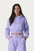 Rival Women's Cropped Heavyweight Fleece Hoodie - Lavender