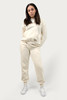 Rival Women's Oversized Heavyweight Fleece Hoodie - Off White