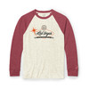 Rival Las Vegas Raglan Sleeve Shirt - Burgundy