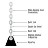 Aqua Body Punching Bag - 18'' - 125lb/57kg - Orange