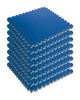 Century Reversible 1" Puzzle Mat Eight Piece Bundle - Blue/Red
