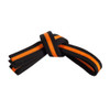 Century Double Wrap Striped Black Belt