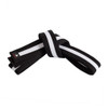 Century Double Wrap Deluxe Striped Black Belt