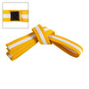 Century Adjustable White Striped Belt