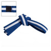 Century Adjustable White Striped Belt