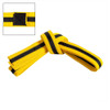 Century Adjustable Black Striped Belt