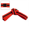 Century Adjustable Black Striped Belt