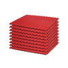 Century Reversible 2 Color 3/4" Thick Puzzle Sport Mat Kit - Red/Black