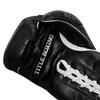 TITLE Boxing Old School Leather Lace-Up Sparring Boxing Gloves
