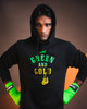 WBC By TITLE Boxing Green & Gold Hoodie