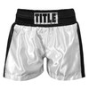 TITLE Boxing Professional Women’s Satin Striped Boxing Trunks