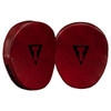 TITLE Boxing Blood Red Leather Punch Mitts