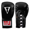 TITLE Classic Leather Lace Training Boxing Gloves 2.0