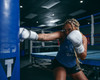 TITLE White Boxing Pro Bag Boxing Gloves