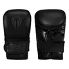 TITLE Black Old School Leather Pro Bag Boxing Gloves