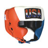 Ringside USA Boxing Competition Headgear - With Cheeks - Red/White/Blue